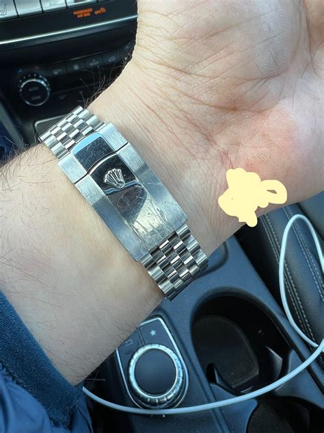 rolex clasp scratches